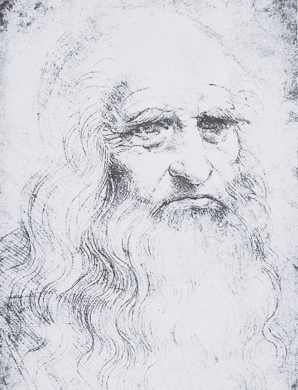 This chalk drawing by da Vinci is believed to be a self portrait. (Image credit: Leonardo da Vinci, ca. 1510-1515)