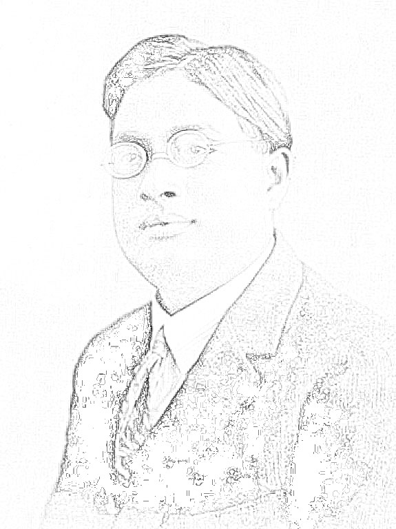 This is an image of the great Indian theoretical physicist, Satyendra Nath Bose.